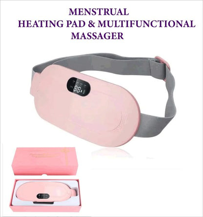 Cordless Heating Pad — 3 Heat Settings & 4 Massage Modes