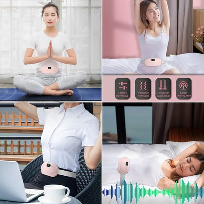Cordless Heating Pad — 3 Heat Settings & 4 Massage Modes