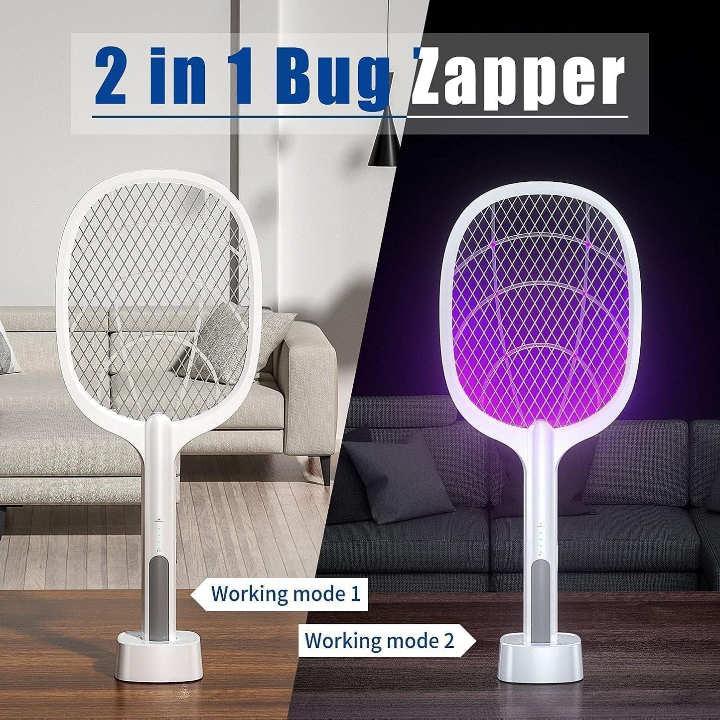 2-in-1 UV Mosquito Killer Lamp — Rechargeable